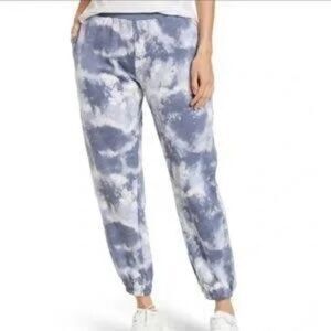 Abound Printed Fleece Joggers In Blue